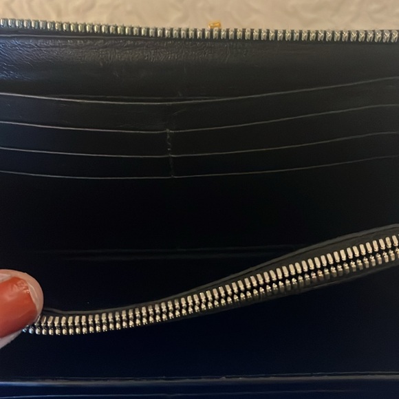 Balenciaga black and silver zip wallet - Picture 8 of 12